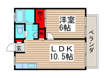 間取図 サンヒルズ船橋