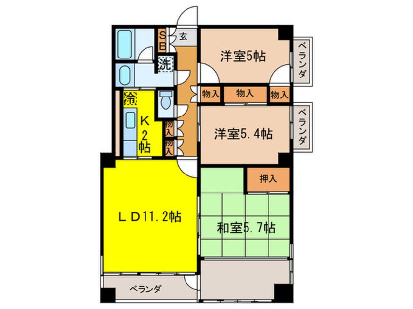 間取図 ザ・パークレックス東陽町