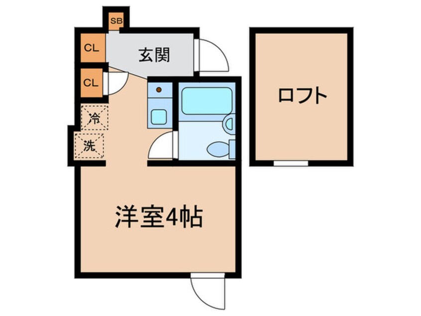 間取図 ヒューゲルハイム三軒茶屋