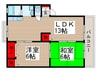 ベジェッサ浦和Ａ 2LDKの間取り