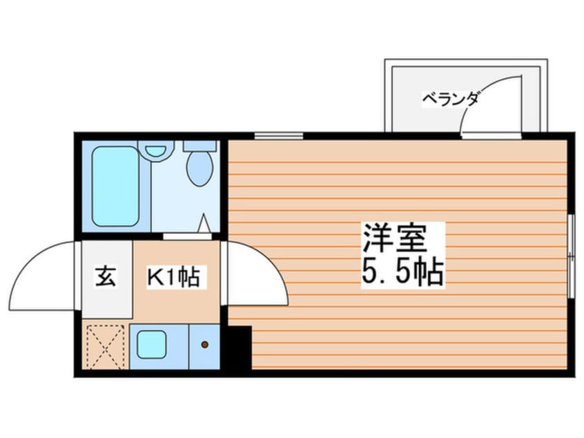 間取図 ＬＡ　ＰＯＲＴＥ　お花茶屋駅前