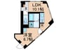 FABRICHigashinagasakiResidence 1LDKの間取り