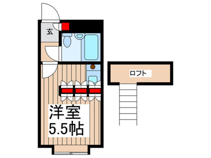 間取図 ベルピア北大宮１－１