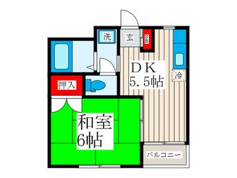 間取図 萬治洞ビル