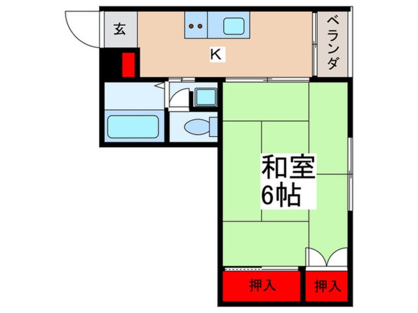 間取図 萬治洞ビル