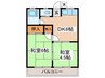 泉コーポ 2DKの間取り