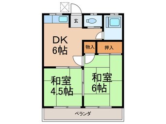 間取図 泉コーポ