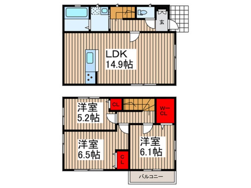 間取図 仮称　小敷谷A棟新築工事