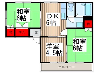 間取図 オカダメゾン