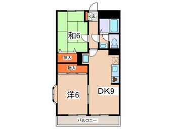 間取図 ファミ－ル中野島