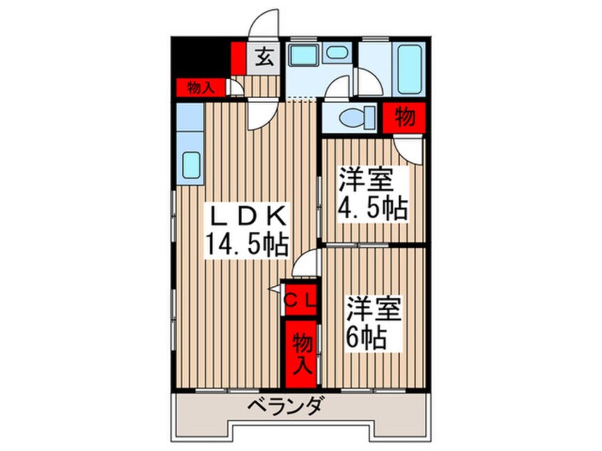 間取図 メゾンタナカ