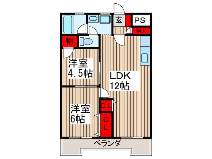 間取り図 メゾンタナカ