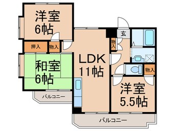 間取図 ヴィラクレール