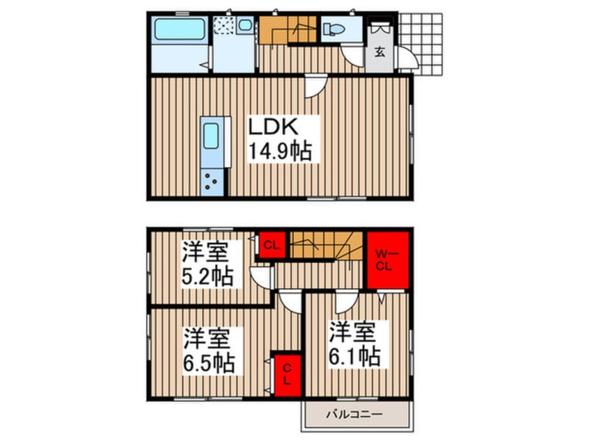 間取図 仮称　小敷谷D棟新築工事