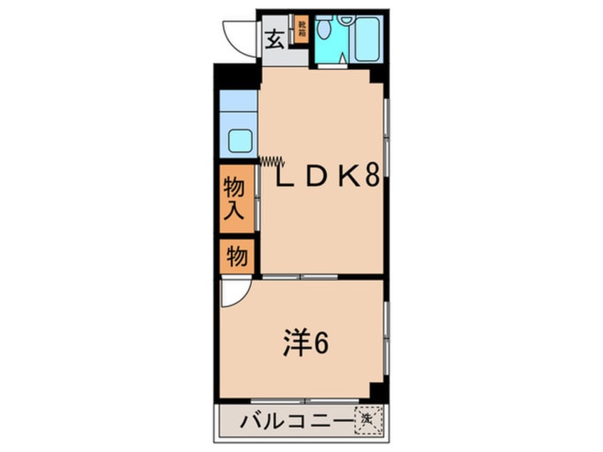 間取図 コ－ポ高橋