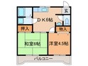 ルミエール本宿参番館の間取図