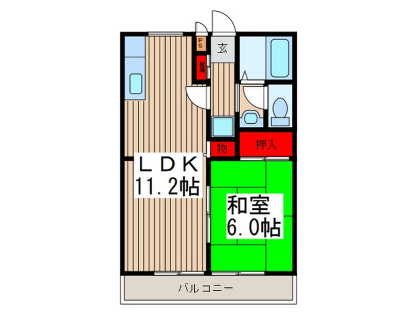 間取図 サンヴィレッジ宮下