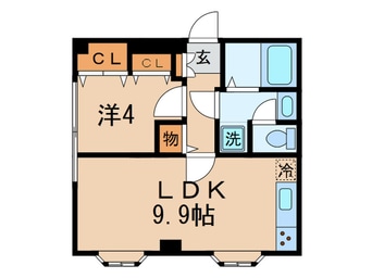 間取図 コムデ・ビュ－