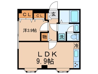 間取図 コムデ・ビュ－