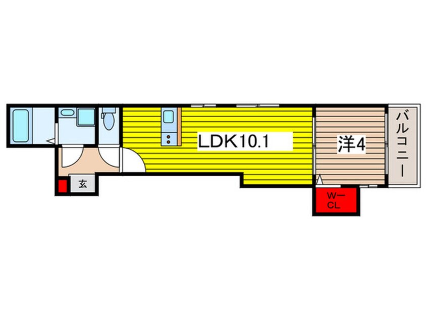 間取図 仮）西区宮前町計画