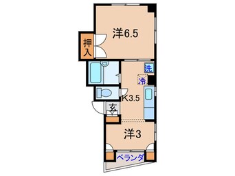 間取図 第５下河原ハイツ