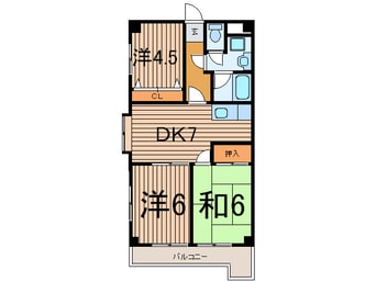 間取図 サニーヒル久が原