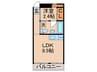 ＣＡＳＡ ＡＢｏＡＢ 1LDKの間取り