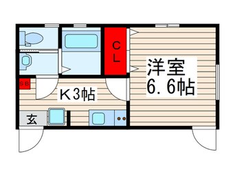 間取図 Ferio nishiarai弐番館