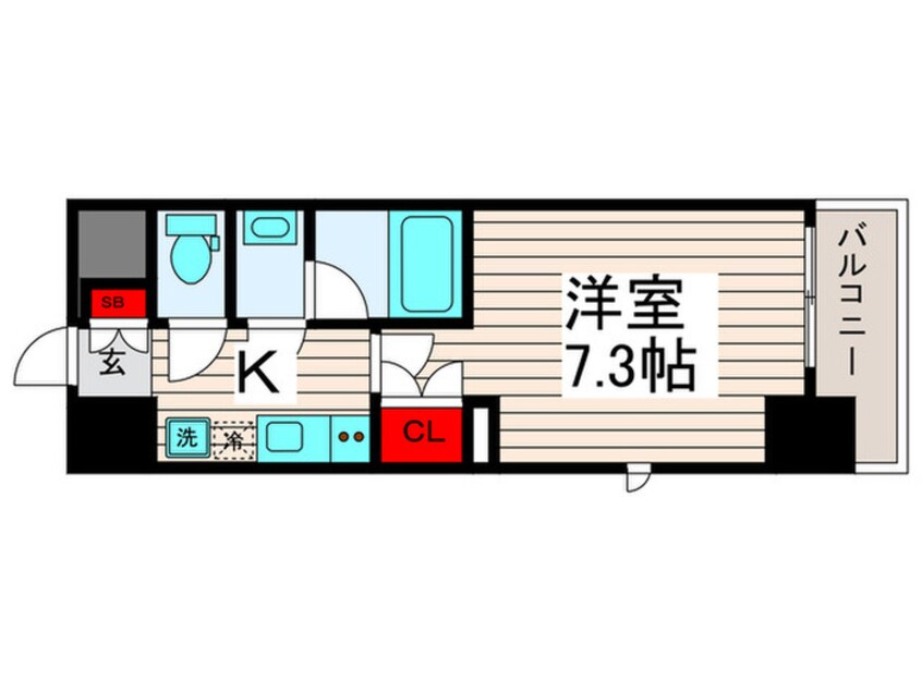 間取図 プラネソシエ西新井