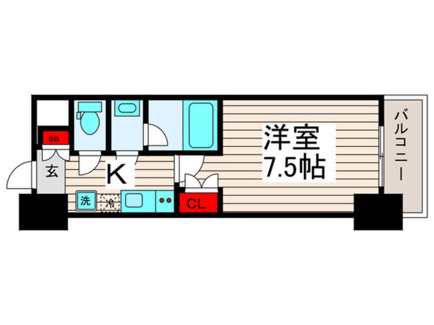 間取図 プラネソシエ西新井