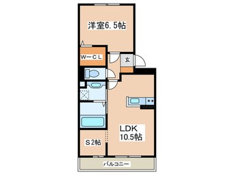 間取図 ＣＲＥＳＣＥＮＴ