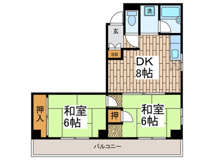 間取図 第二後藤ビル