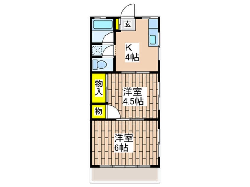 間取図 なかじま荘Ａ棟