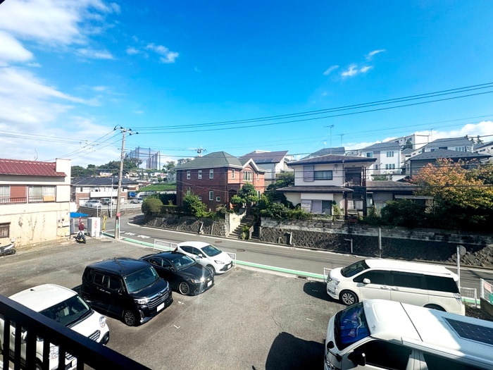 室内からの展望 なかじま荘Ａ棟