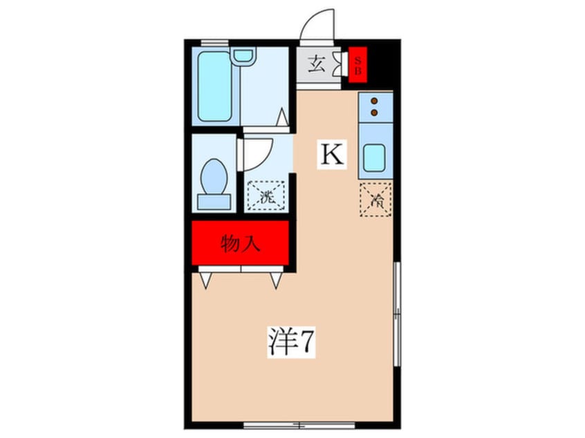 間取図 大和町ハイツ