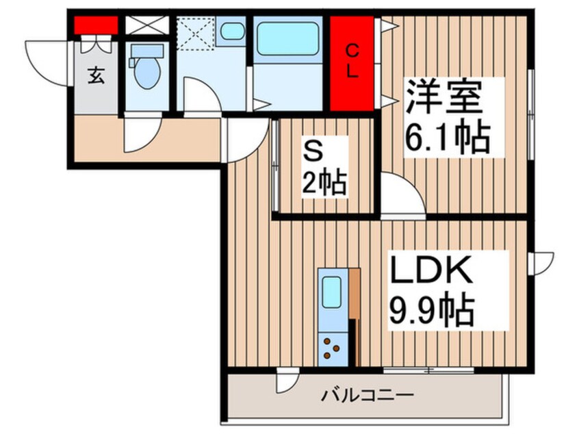 間取図 ガーデンホームズ高野
