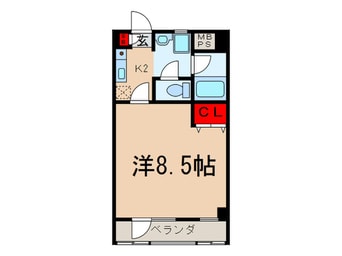 間取図 中村北堀江ビル
