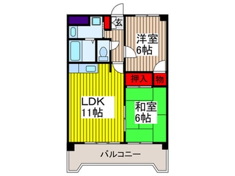 間取図 グランパレスフォレスト
