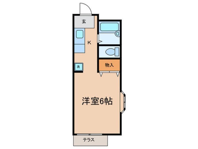 間取図 ｻﾆ-ｺ-ﾄ