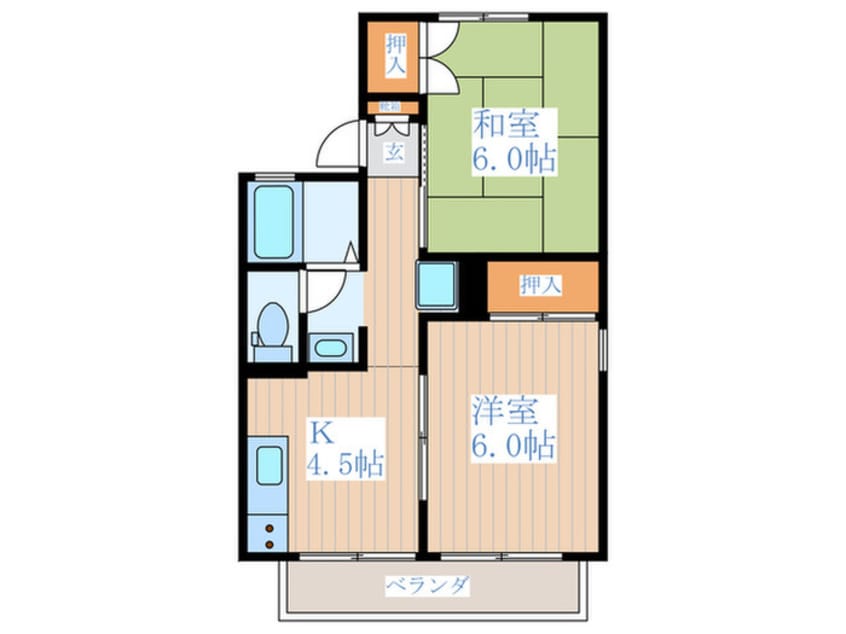 間取図 グリーンハイム