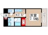 プティソール 1Kの間取り