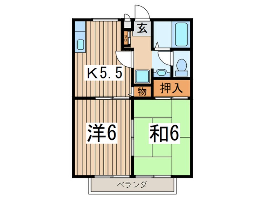 間取図 ベジタブルキッチンハウスアオキ