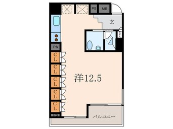 間取図 カスタリア麻布十番Ⅱ