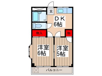 間取図 柳島共和ビル