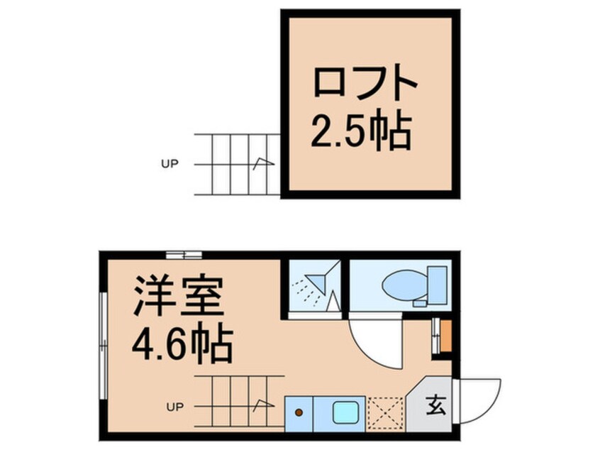 間取図 テラスルミエール椎名町