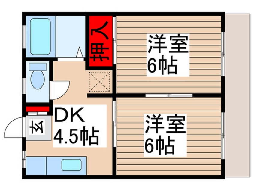 間取図 グランドハイツコタケ