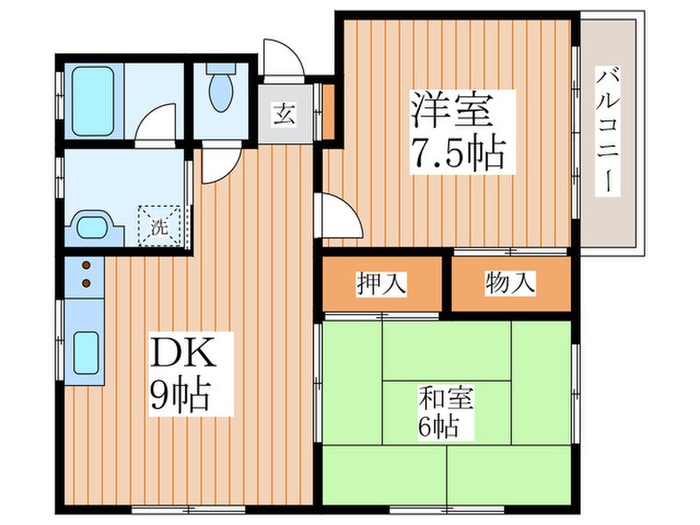 間取り図 ハイツ松風