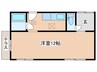 小島貸家2 1Rの間取り