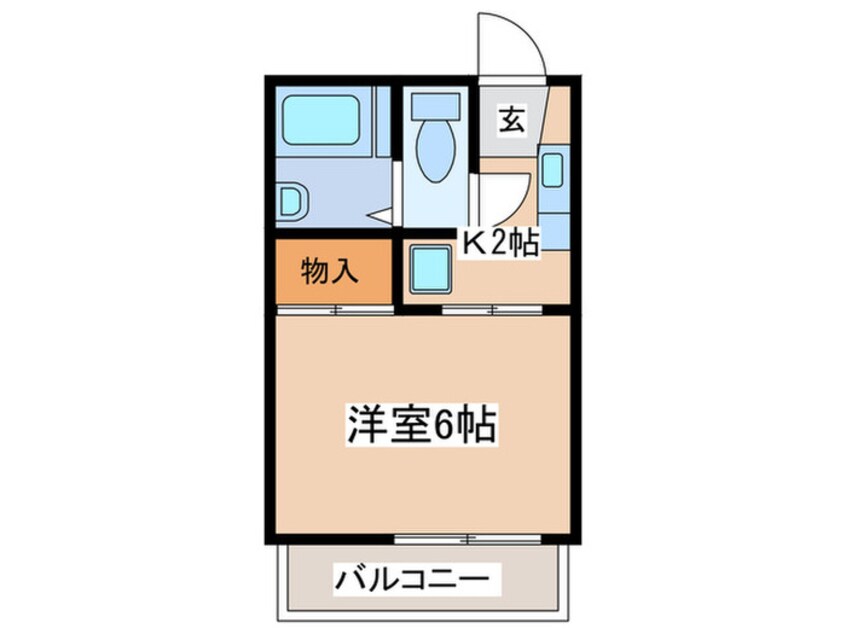 間取図 シャトル森野