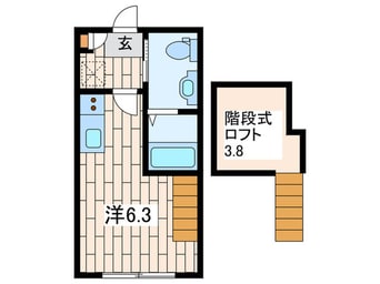 間取図 ﾊｰﾐｯﾄｸﾗﾌﾞﾊｳｽｱﾆｰｶﾞｰﾃﾞﾝ